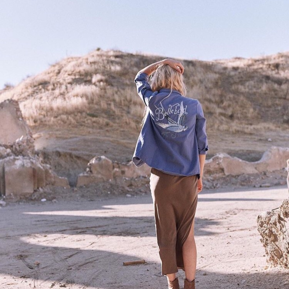 For Bee_Hippie💙 Bellebird Embroidered Jacket 💙